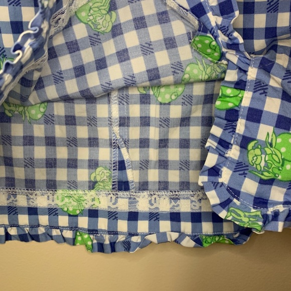 Lilly Pulitzer Green hermit crab Skirt 6 vintage - Picture 3 of 8